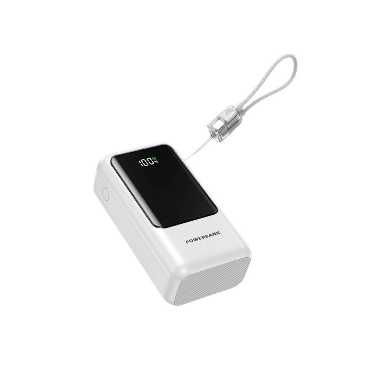 Portable power bank with digital charge indicator and compact design Kalsten