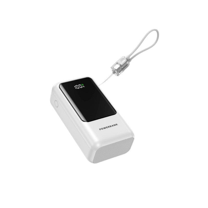 Portable power bank with digital charge indicator and compact design Kalsten