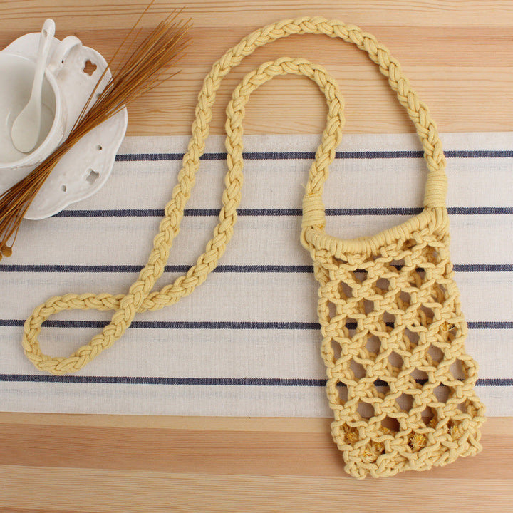 Macramé Shoulder Bag in Creative Net Design Kalsten