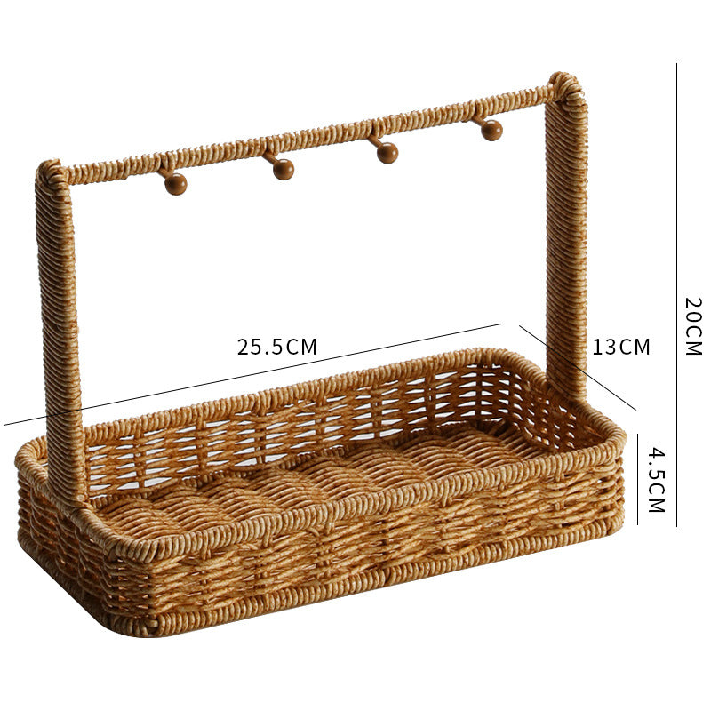 Unisex Versatile Storage Basket with Hooks Kalsten