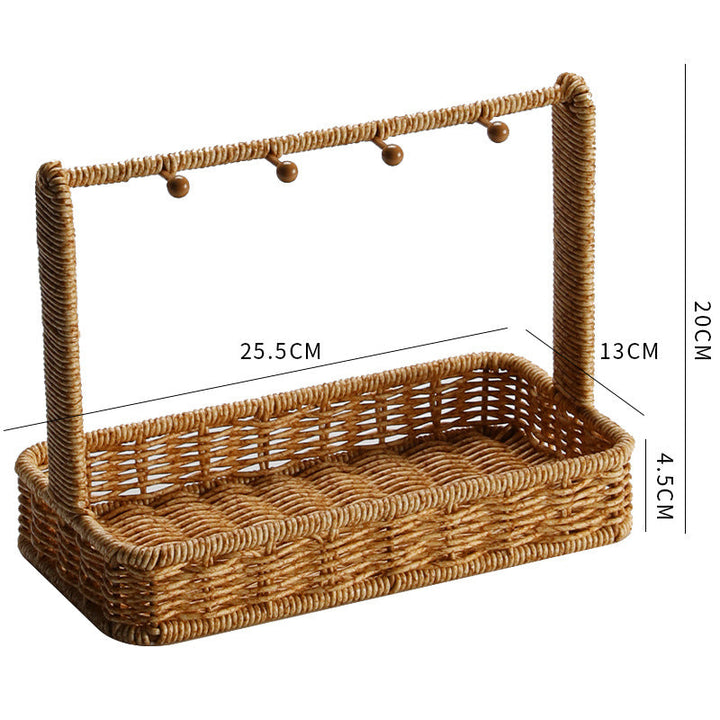 Unisex Versatile Storage Basket with Hooks Kalsten