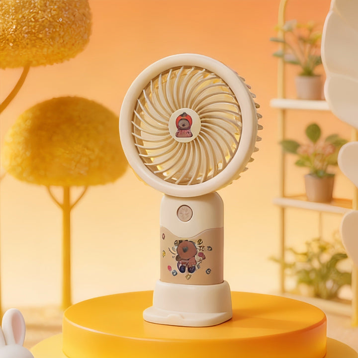 Ladies Portable Handheld Fan in Playful Animal Design Kalsten