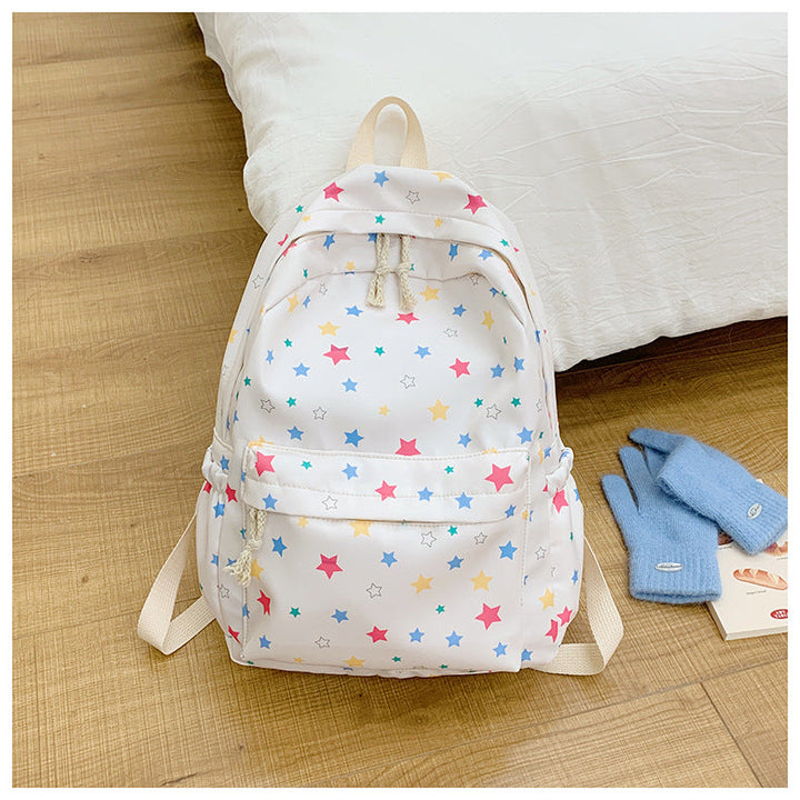 Star-Patterned Lightweight Backpack Kalsten