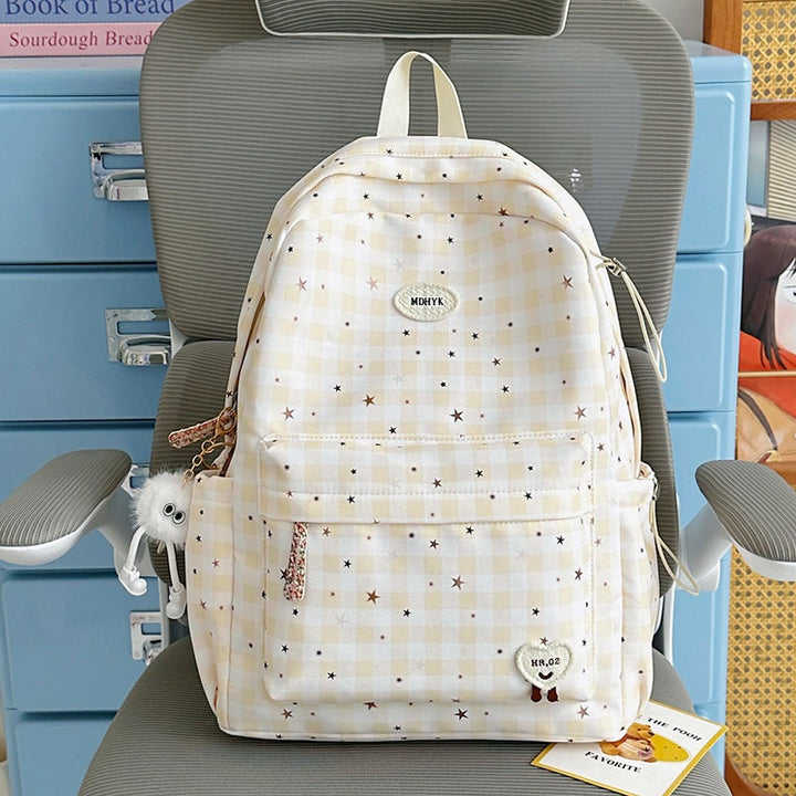 Cute Patterned School Backpack