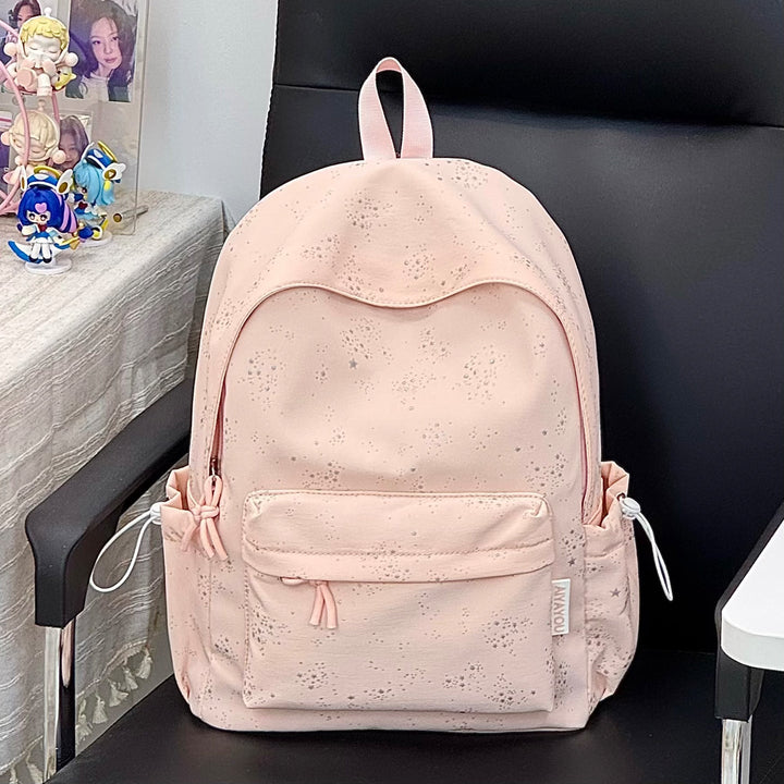 Modern Star-Patterned Travel School Backpack