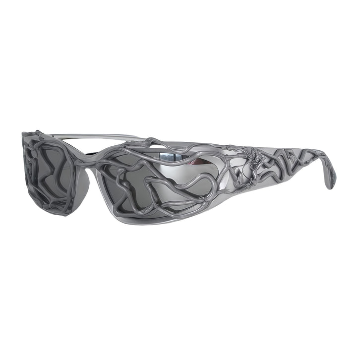 Women's Sporty Sunglasses with Innovative, Textured Frame Kalsten