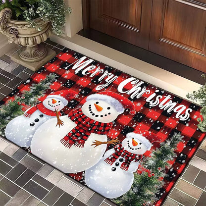 Festive Christmas Welcome Mat Acalora
