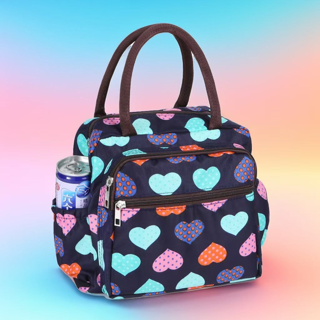 Cat Print Insulated Lunch Bag Kalsten