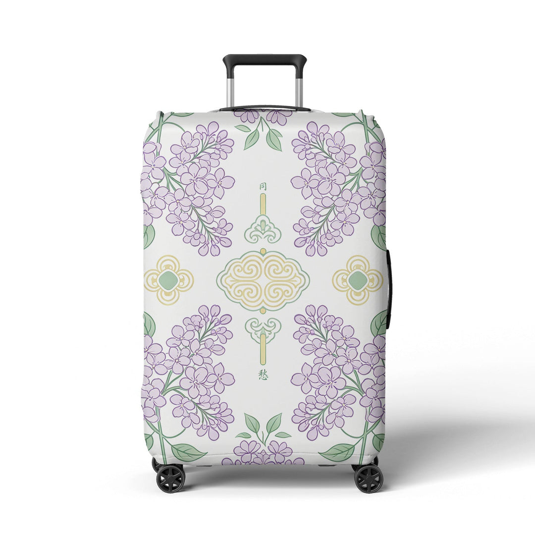 Women Hard Shell Suitcase in Elegant Bamboo Design Kalsten