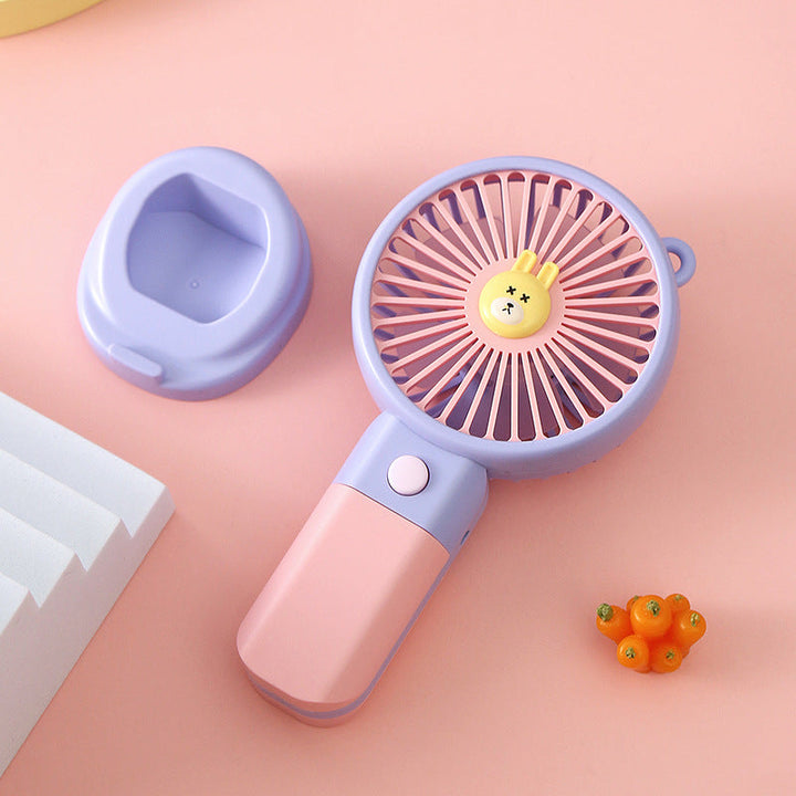 Women's Portable Hand Fan with Pony-Shaped Design Kalsten