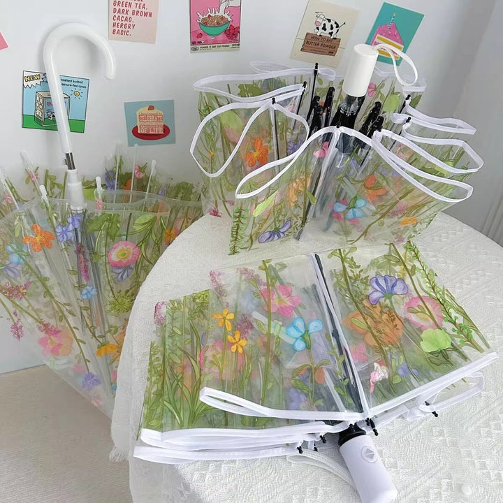 Women Floral Pattern Umbrella Kalsten