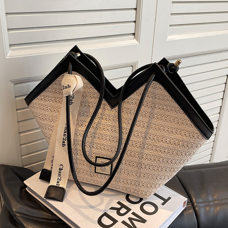 Woven Texture Shoulder Bag Acalora