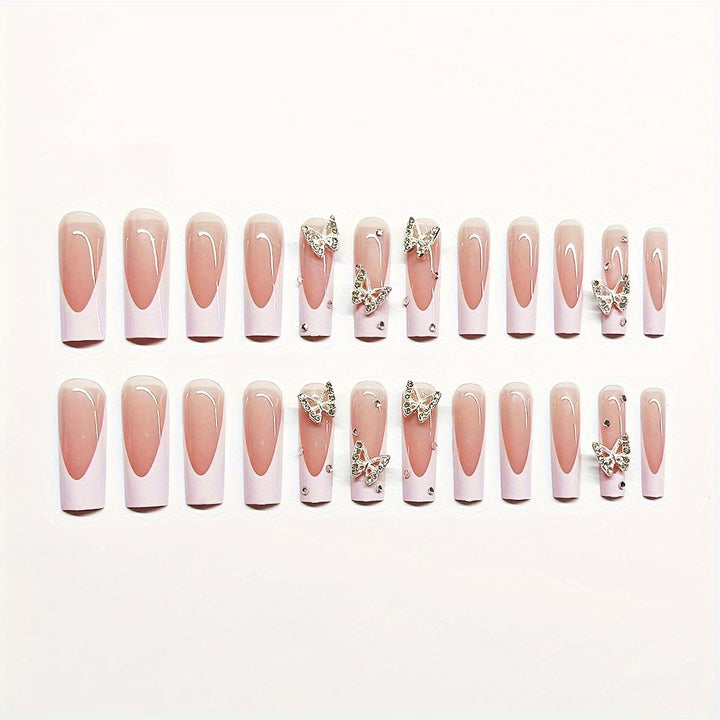 Artistic 3D Butterfly Nail Extensions Kalsten