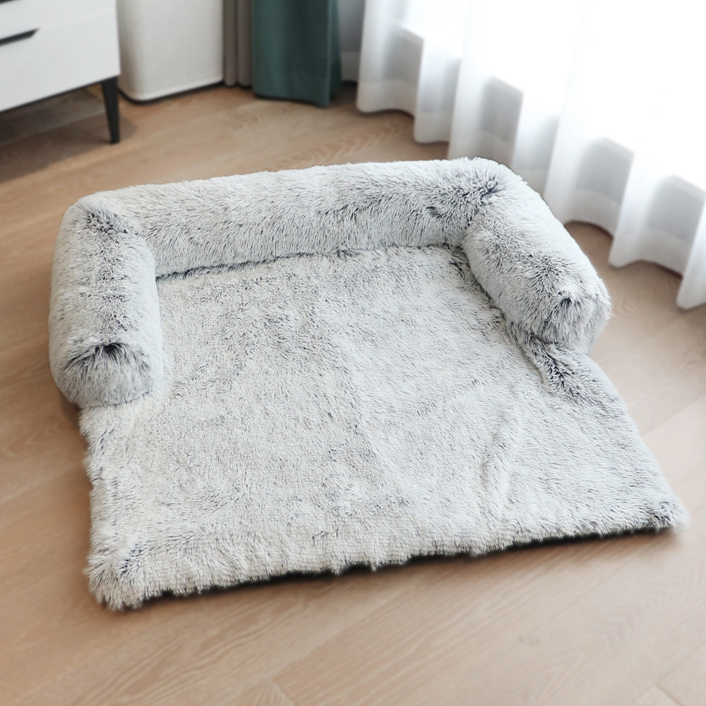 Plush Comfort Lounge Chair Dog Bed