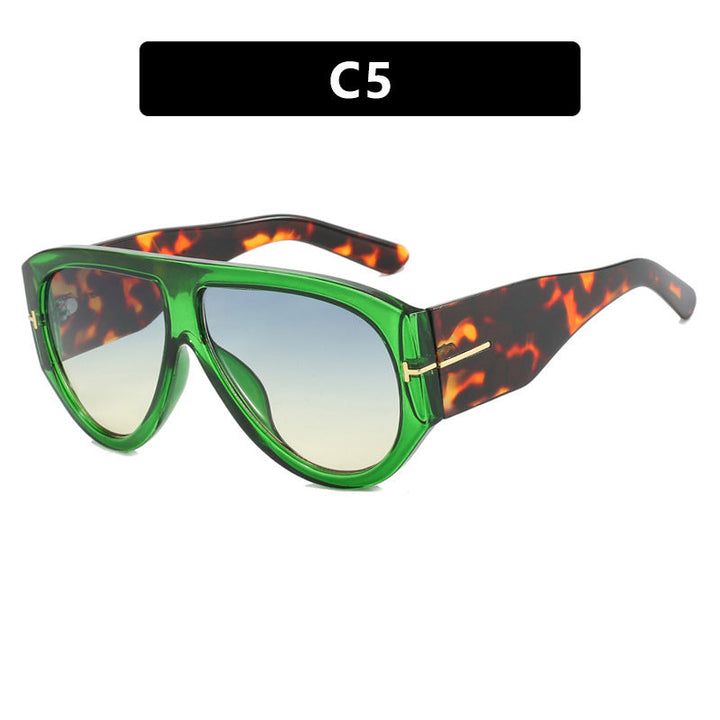 Women Designer Sunglasses in Elegant Retro Design with Wide Frame Kalsten