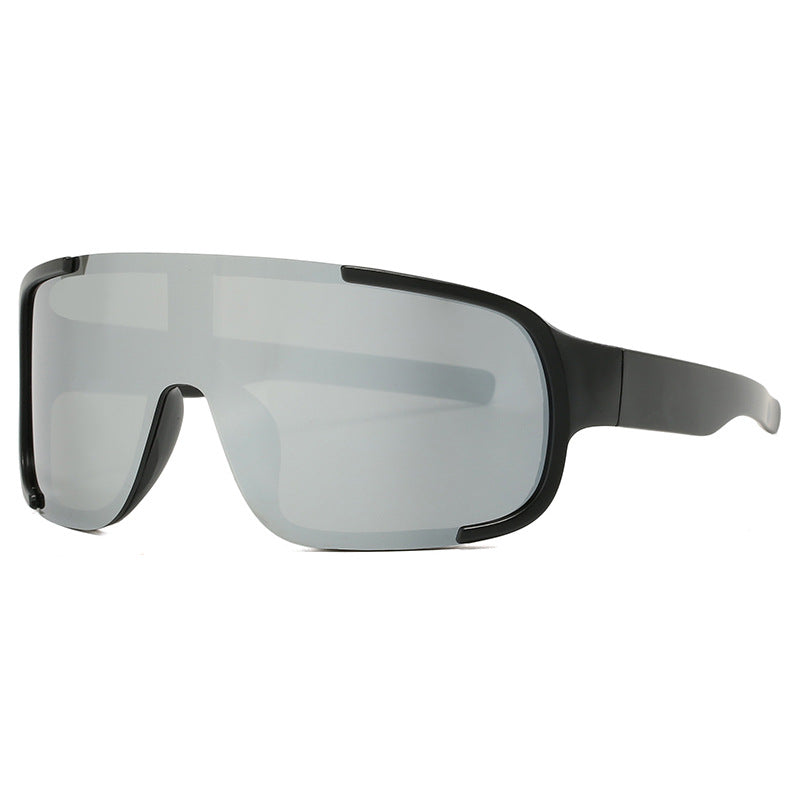Women's sporty UV protection sunglasses with wide, aerodynamic shape Kalsten