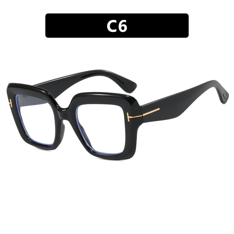 Women's square sunglasses with comfortable plastic frame and UV protection Kalsten