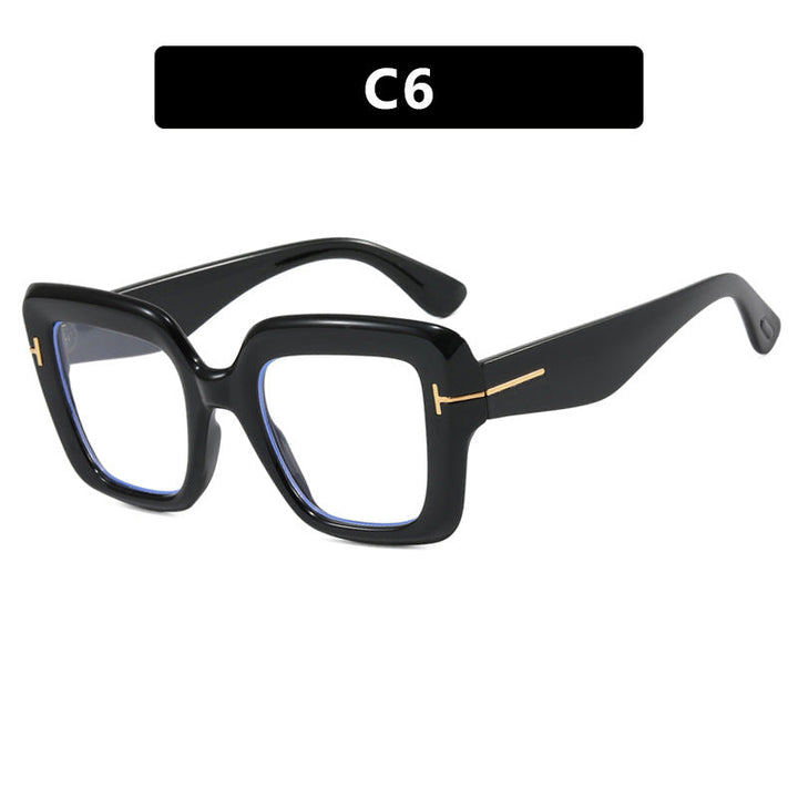 Women's square sunglasses with comfortable plastic frame and UV protection Kalsten