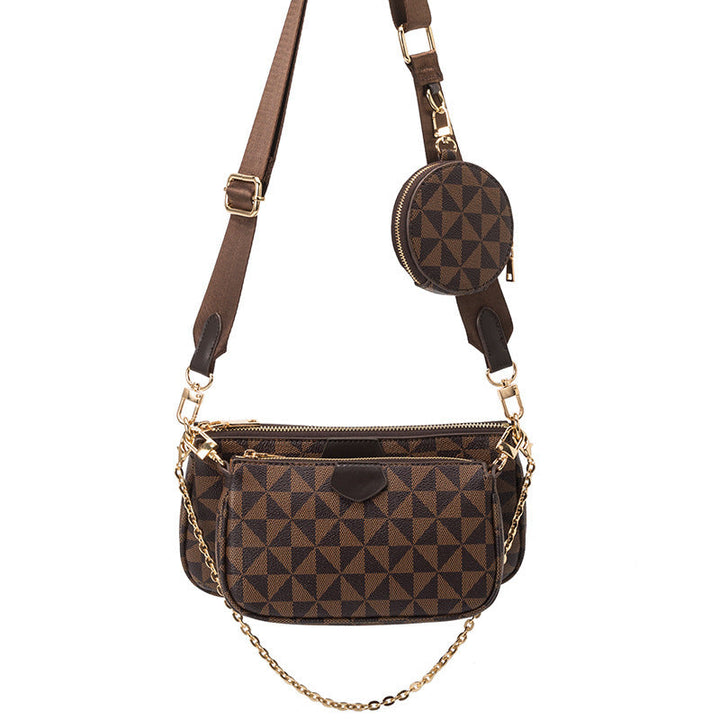 Fashionable crossbody bag with versatile compartment system Kalsten