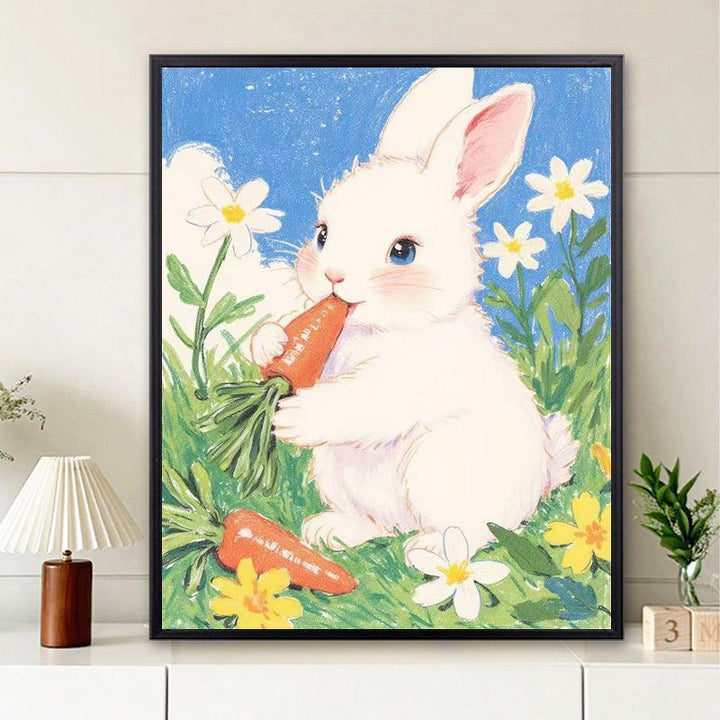 Cute Puppy Illustration Wall Art Kalsten