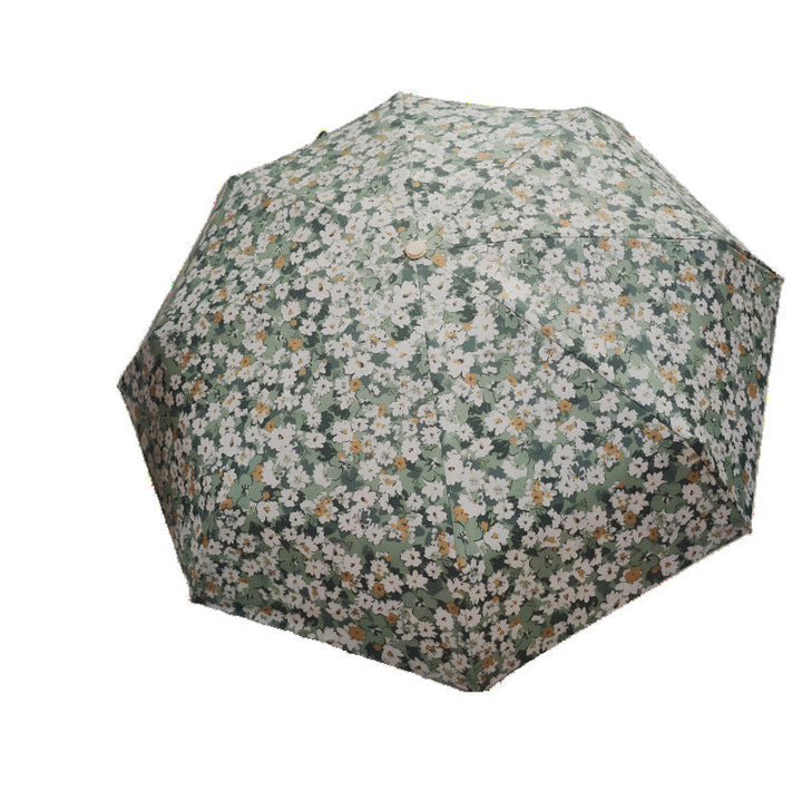 Ladies Folding Umbrella with Elegant Floral Pattern Kalsten