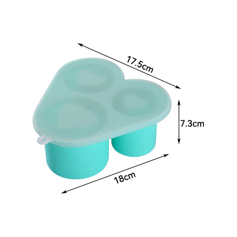 Women's Silicone Ice Cube Tray with Removable Lid Kalsten