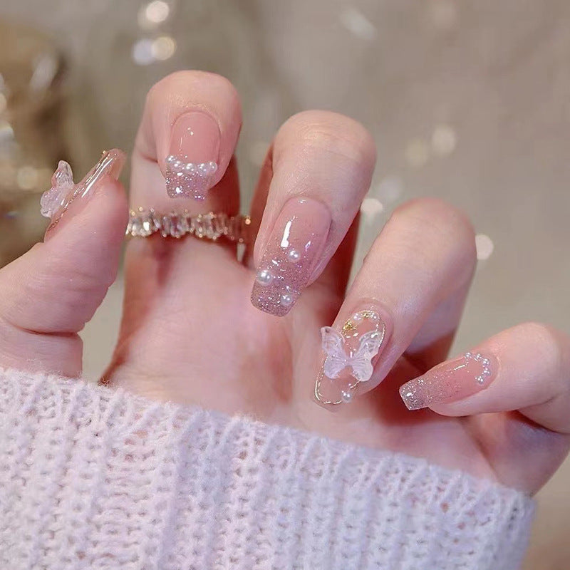 Artificial nails with heart design Kalsten