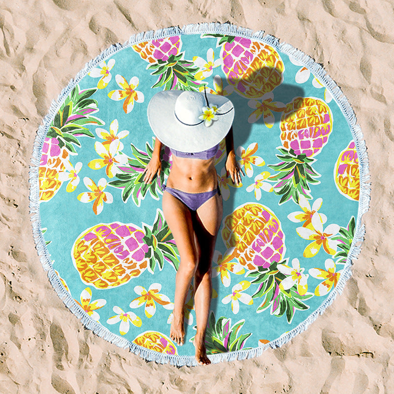 Rundstrand towel with unique sunset design Kalsten
