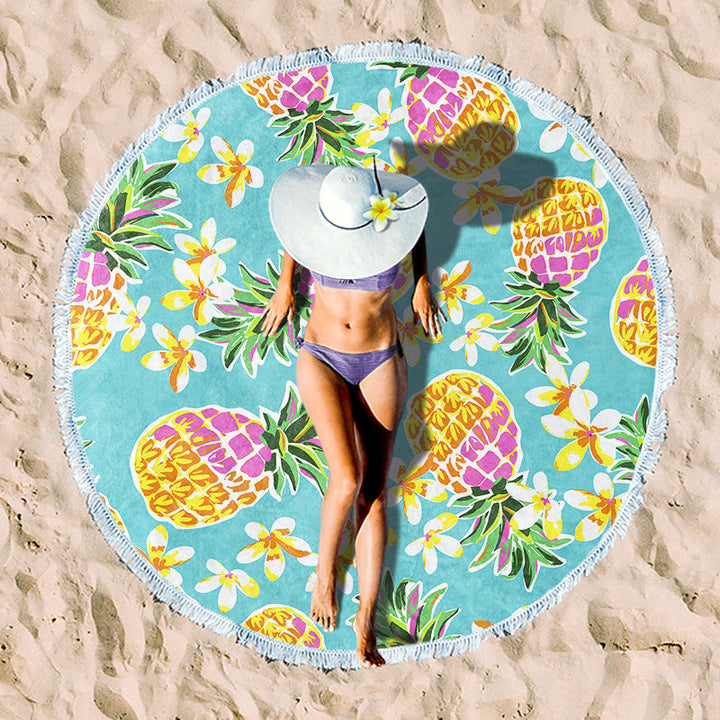 Rundstrand towel with unique sunset design Kalsten