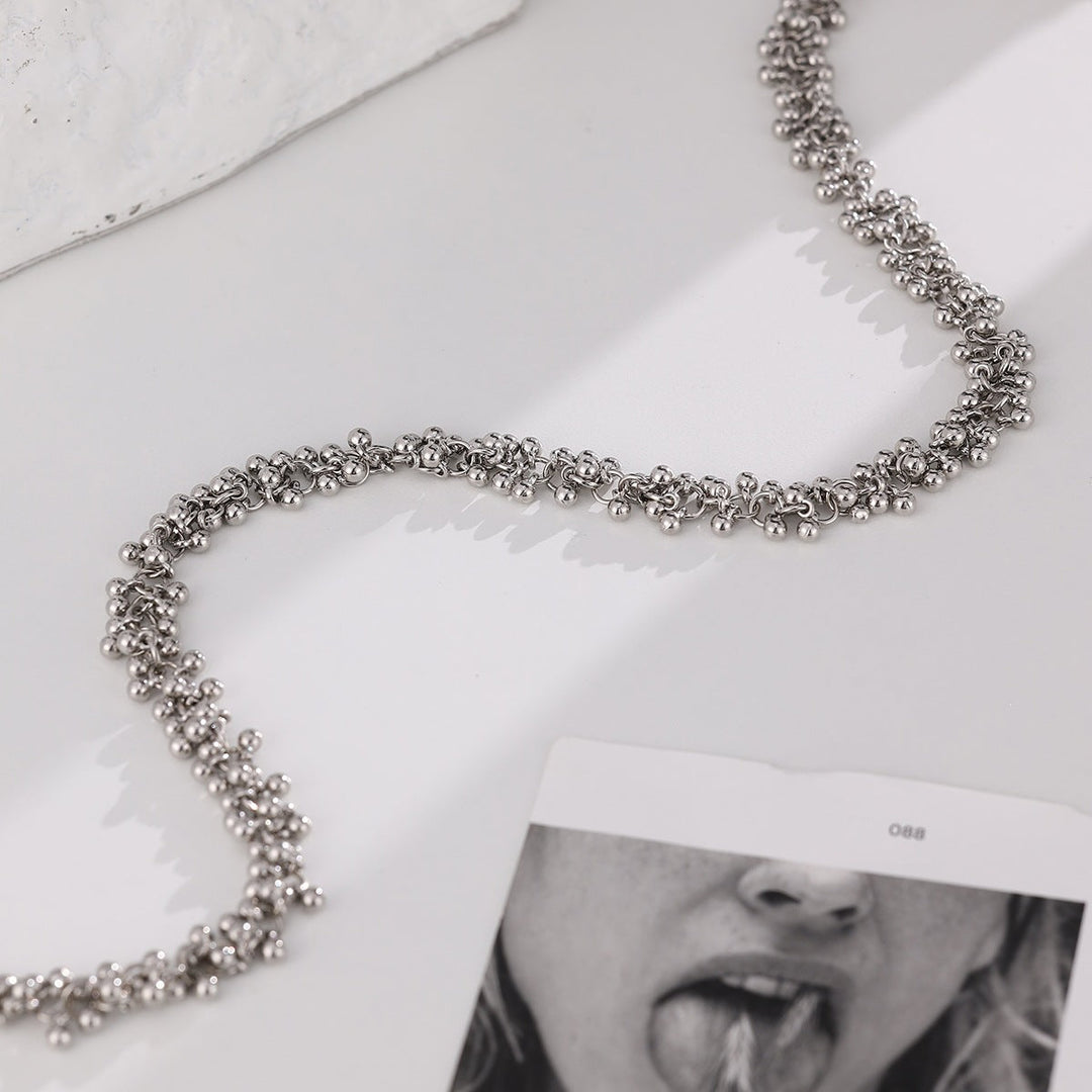 Sparkling chain belt with rhinestones Kalsten