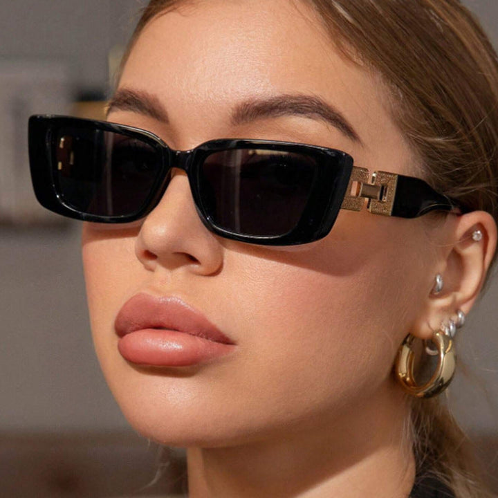 Women's trendy oversized sunglasses with unique leopard print Kalsten