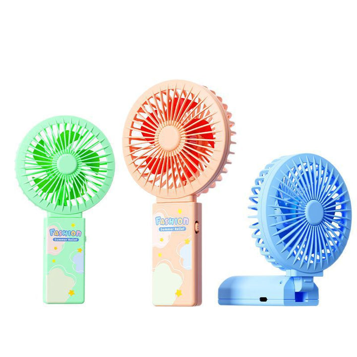 Women's Portable Mini Fan with Decorative Design Kalsten