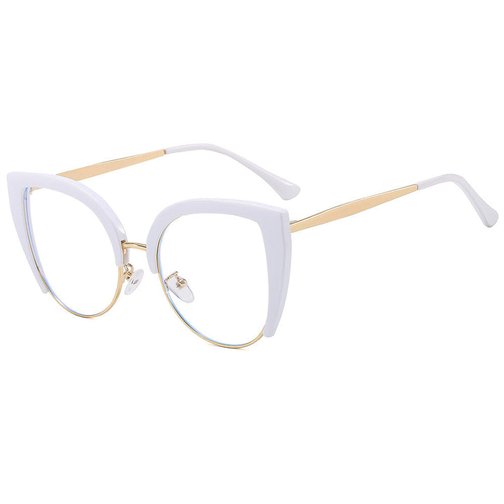 Women Fashion Cat-Eye Glasses made of Plastic with Metal Accents Kalsten