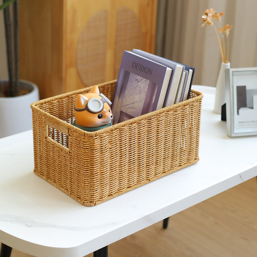 Stylish Woven Storage Bin Kalsten