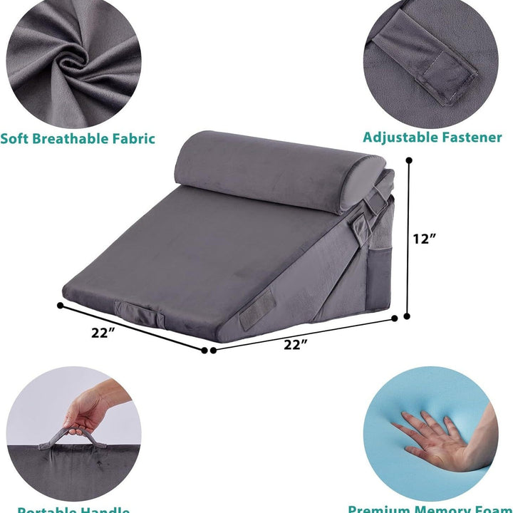 Adjustable Lounge Support Wedge Pillow