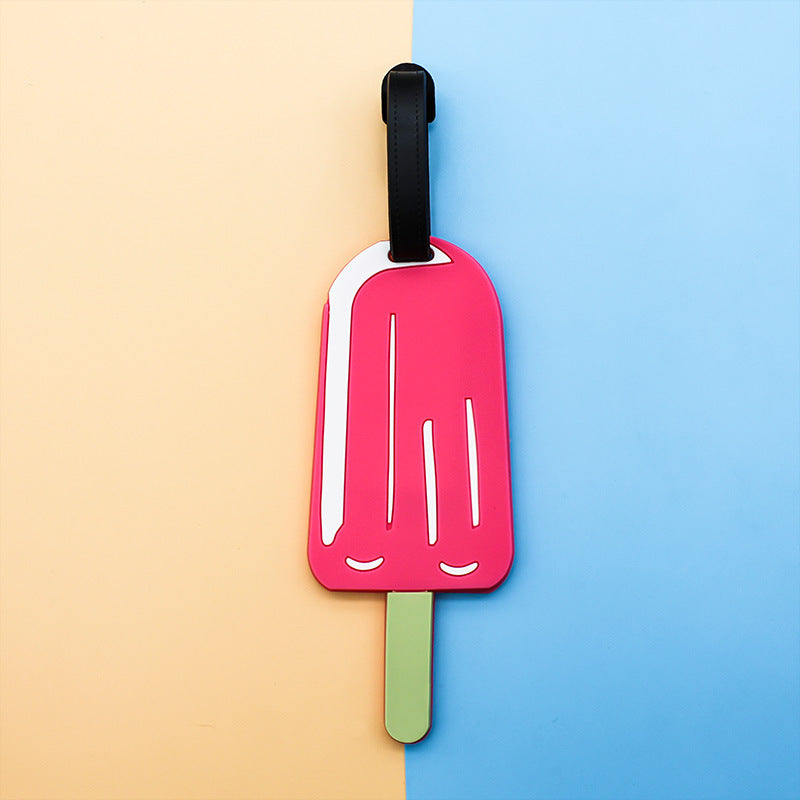 Unisex Luggage Tag in Chocolate Design Kalsten