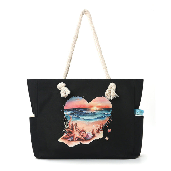 Beach bag with practical side pockets and robust design Kalsten