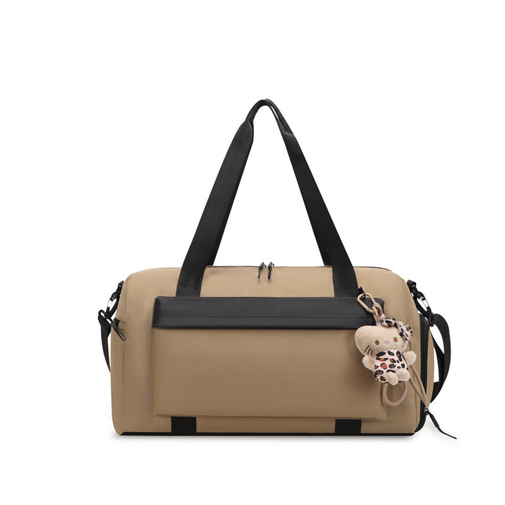 Sporty duffel bag with practical compartments and removable shoulder strap Kalsten