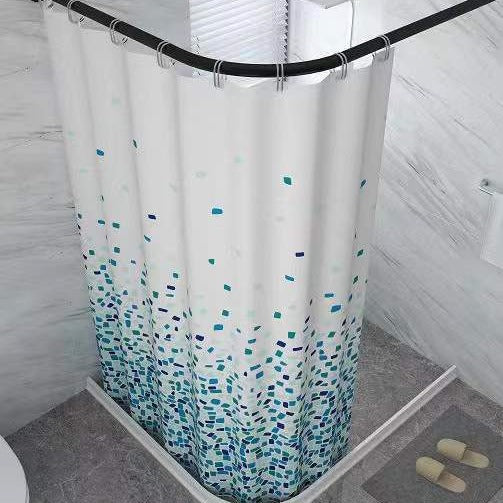 Mosaic-Patterned Shower Curtain Kalsten