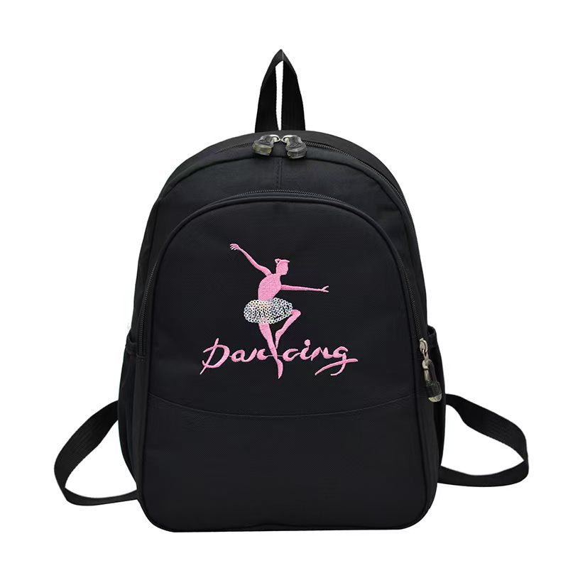 Ballerina-Themed Embroidered Backpack Kalsten