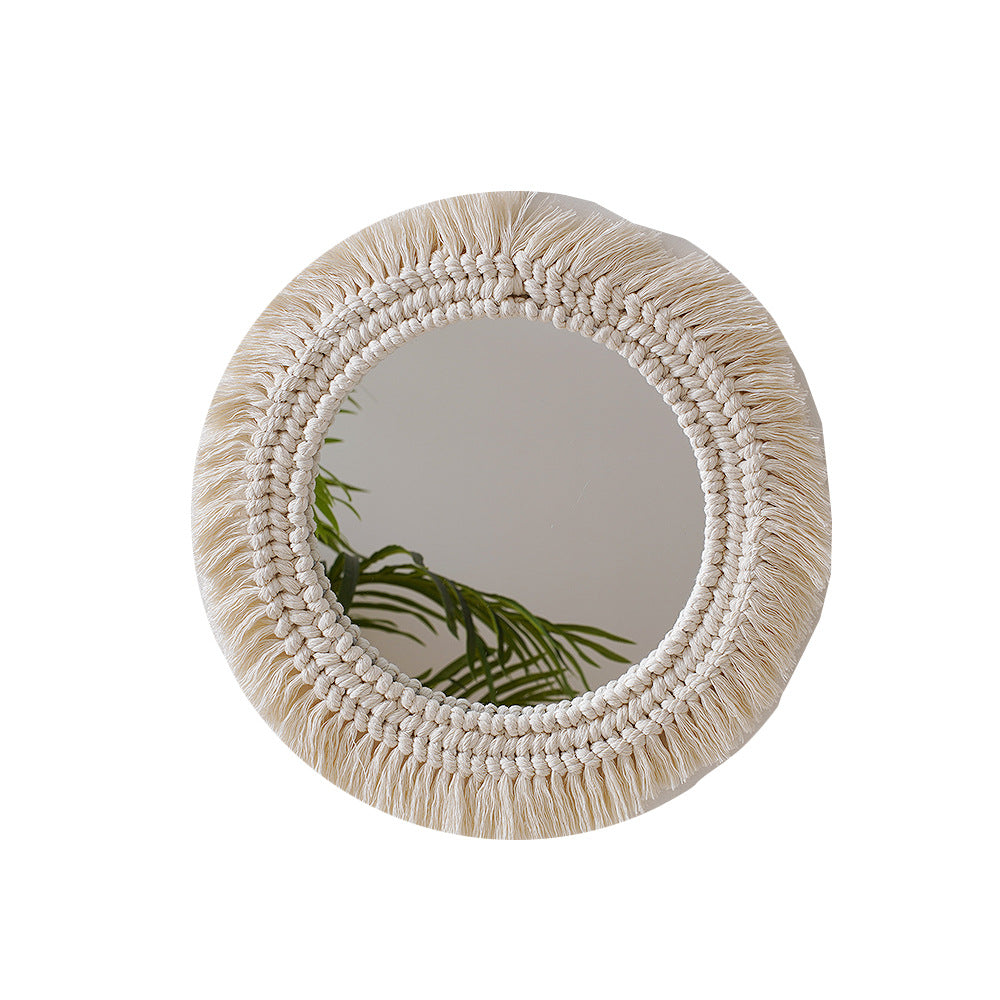 Decorative Macrame Wall Mirror Acalora