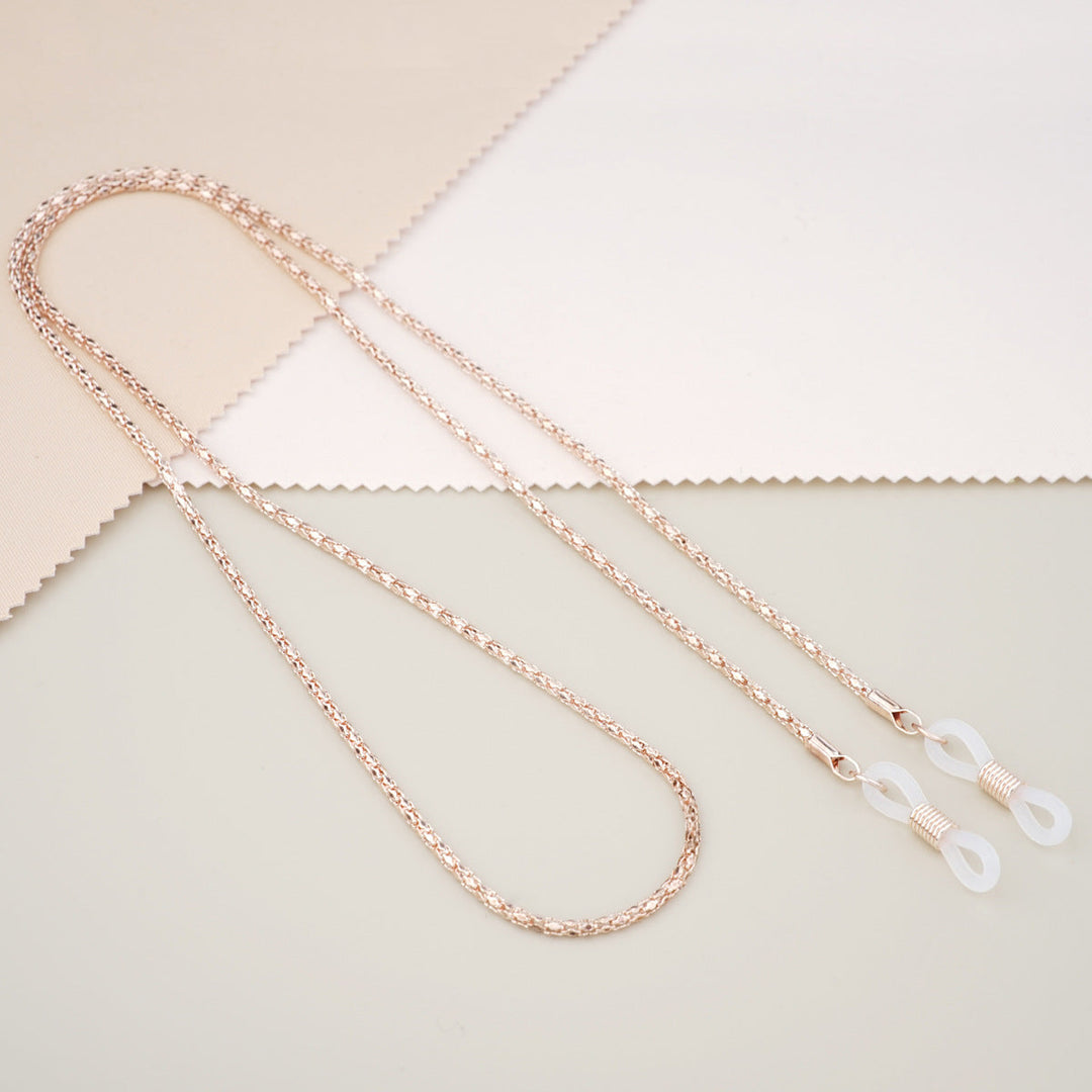 Gold-Plated Twisted Link Eyewear Chain Kalsten