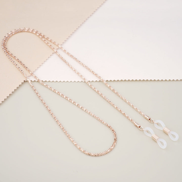 Gold-Plated Twisted Link Eyewear Chain Kalsten