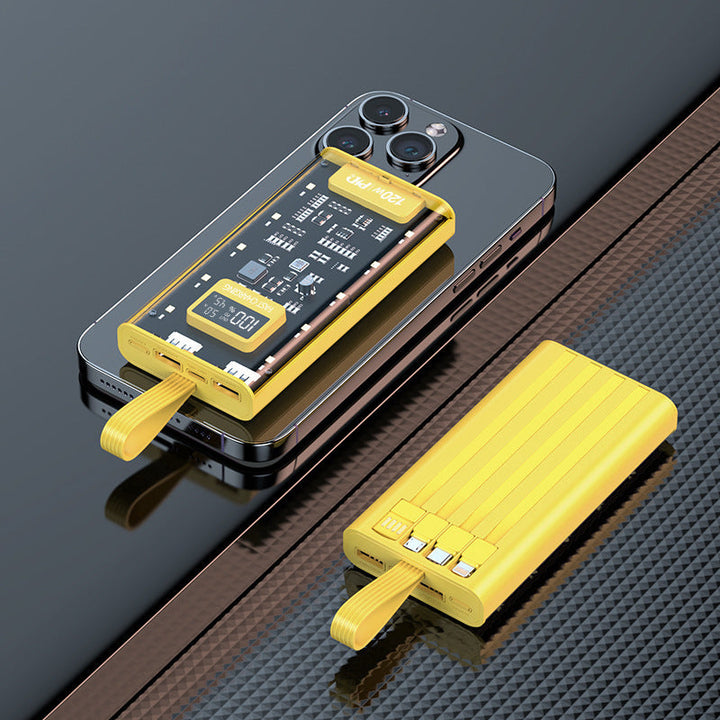 Portable power bank with powerful fast charging technology and intelligent battery level display Kalsten