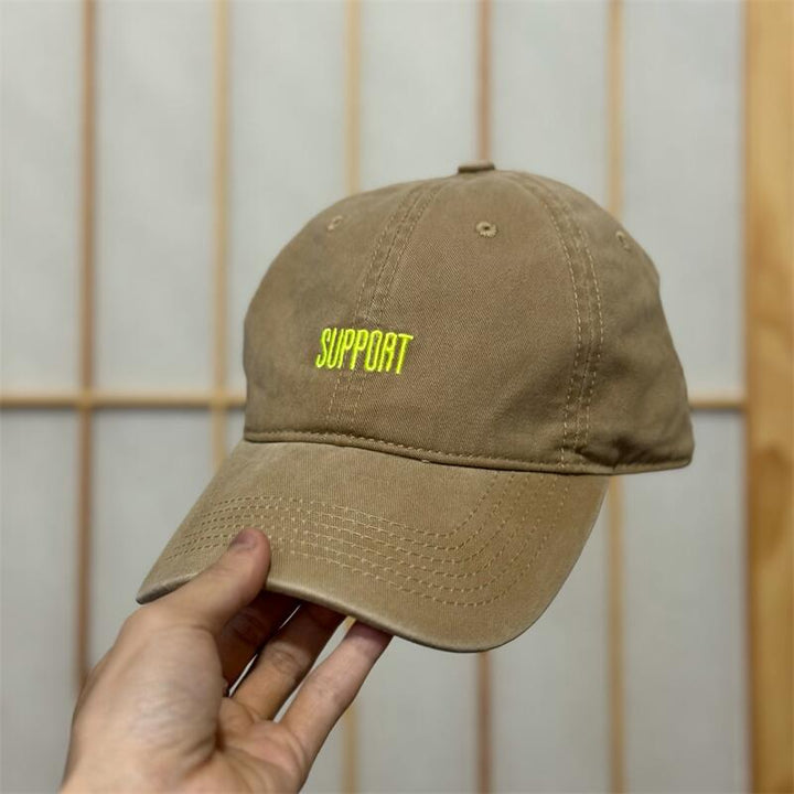 Men's Supportive Embroidered Cotton Baseball Cap Kalsten