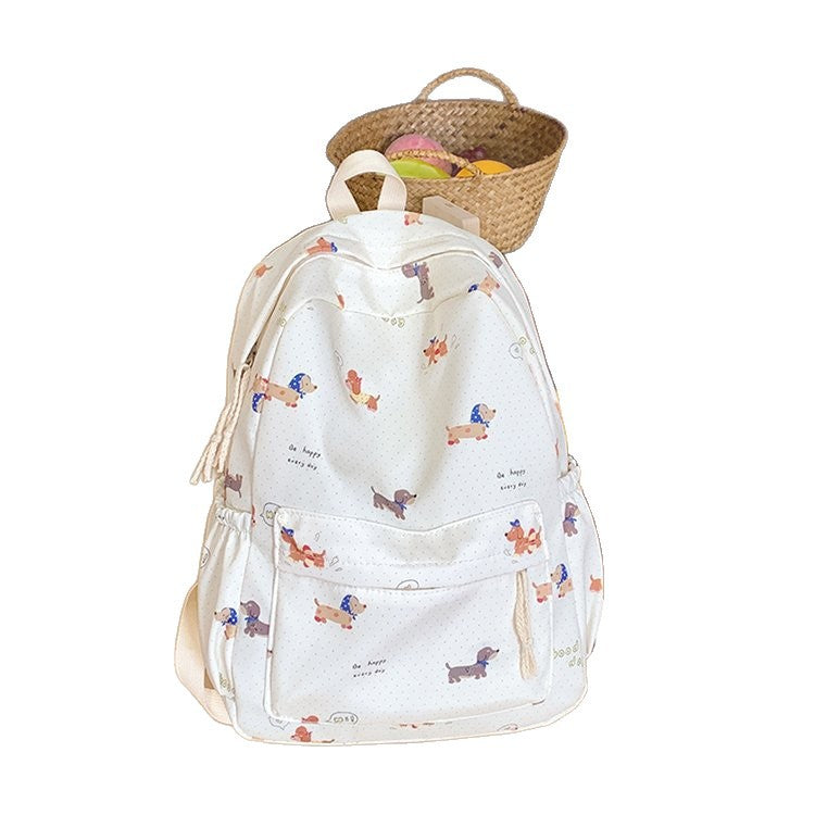 Backpack with Cute Dog Friend Design Kalsten