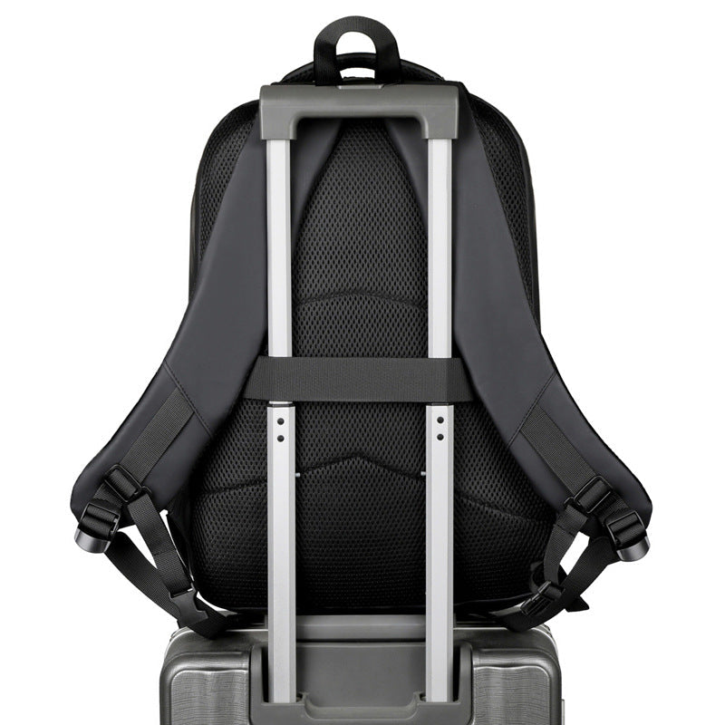 Elegant backpack with padded laptop compartment and numerous storage options Kalsten