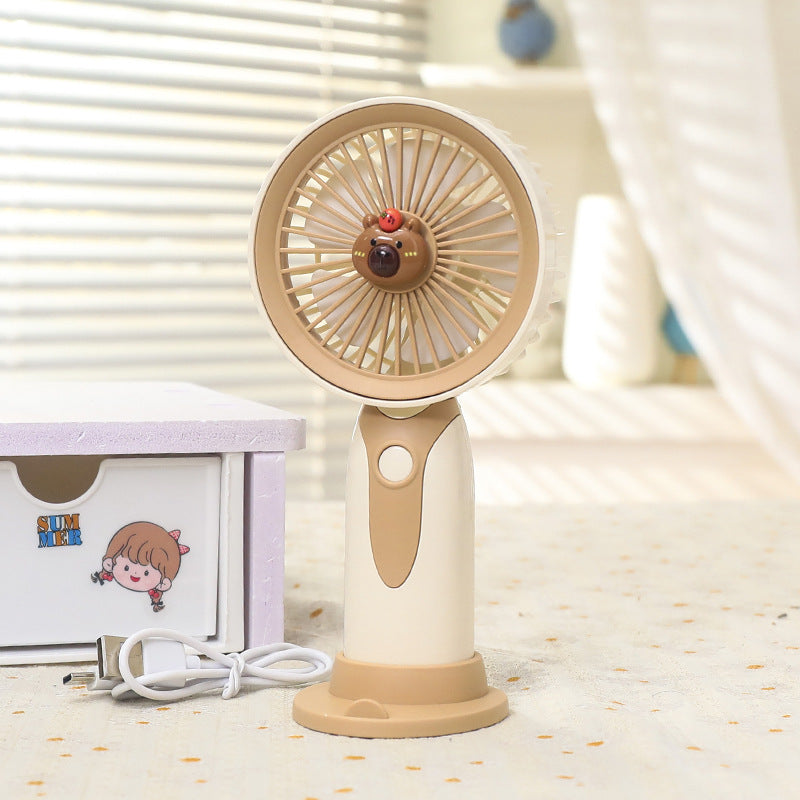 Women's Portable Handheld Fan with Animal Design Kalsten