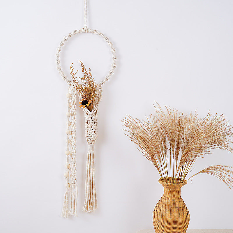 Bohemian Macramé Dreamcatcher Wall Hanging Acalora