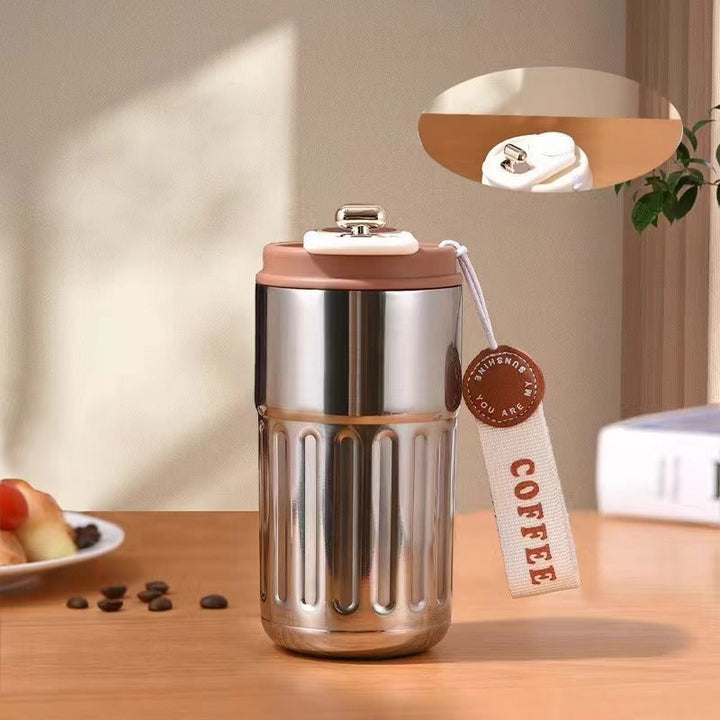 Unisex insulated coffee mug with practical lid Kalsten